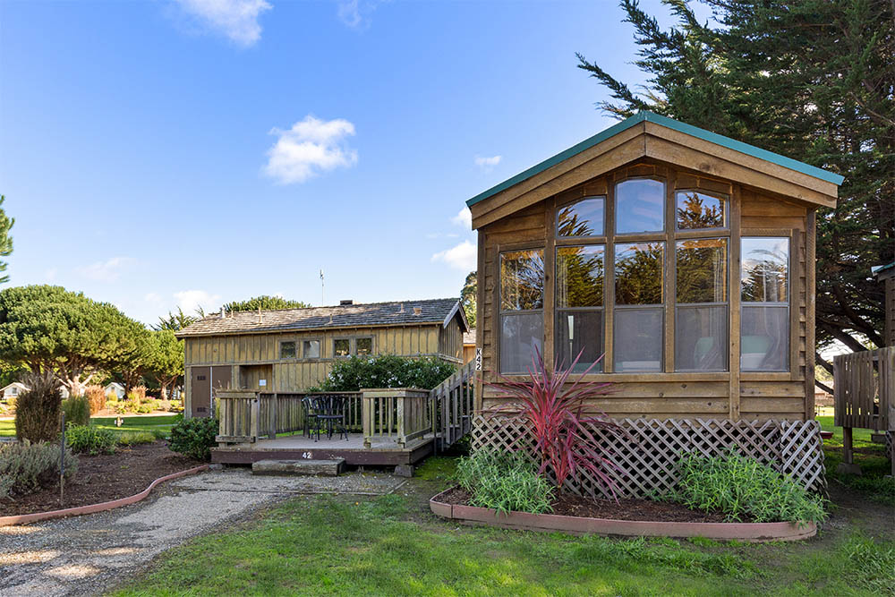 campground cabin exterior