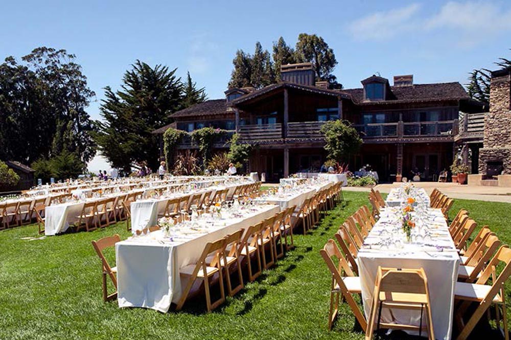 Outdoor event space Upper Lodge Lawn