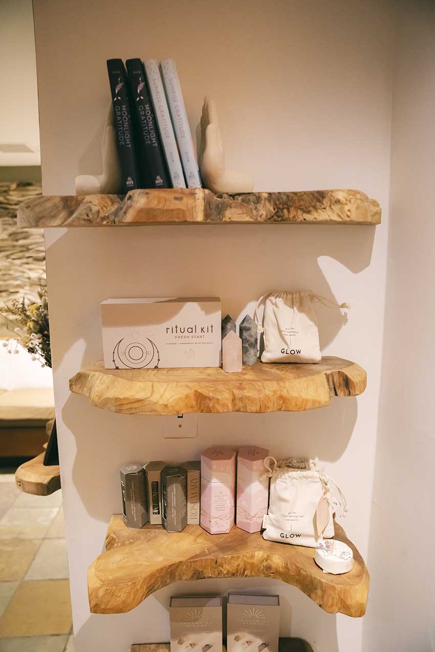 Natural Spa product on a shelf